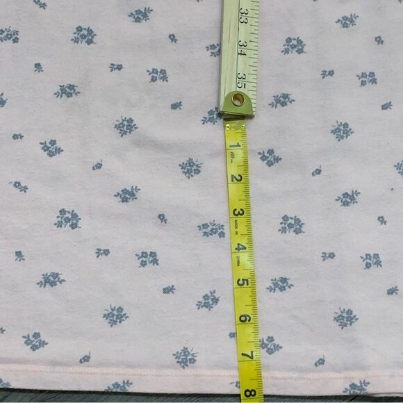 Croft & Barrow Pink NWOT Flannel Nightgown Women’s M Lace Trim Long Sleeve Maxi. - Picture 12 of 13